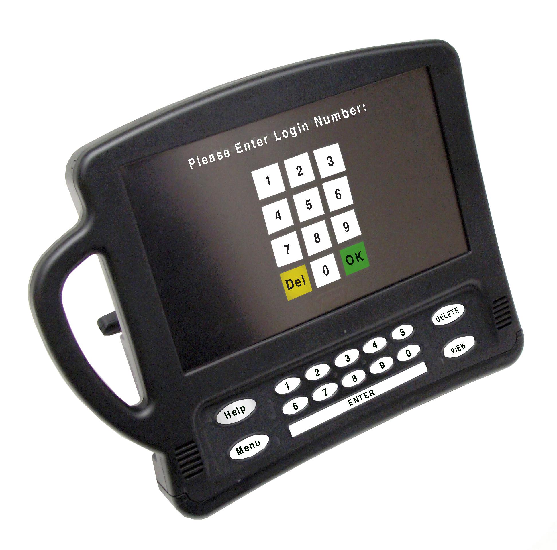 Portable electronic bingo equipment